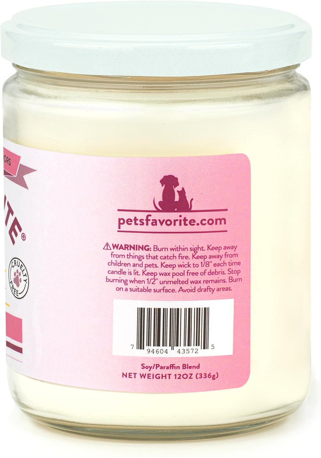 Pet Odor Candle, Clean Burning, Long Lasting Scented Candles with a 70 Hour Burn Time, Very Berry