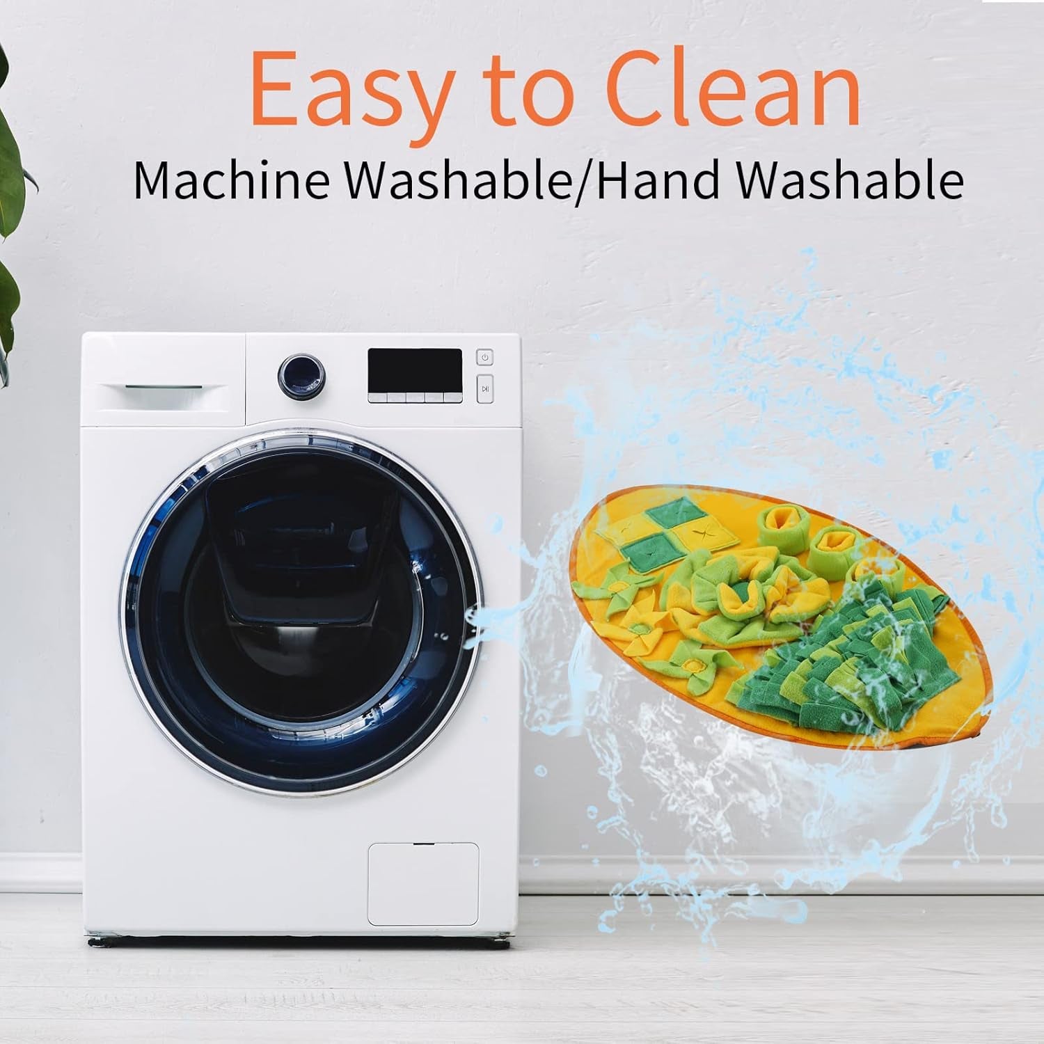 Pet Snuffle Mat for Dogs Sniffing Mat Pad for Medium Dogs,Puppy,Large Dogs,27.5X16.1Inch…