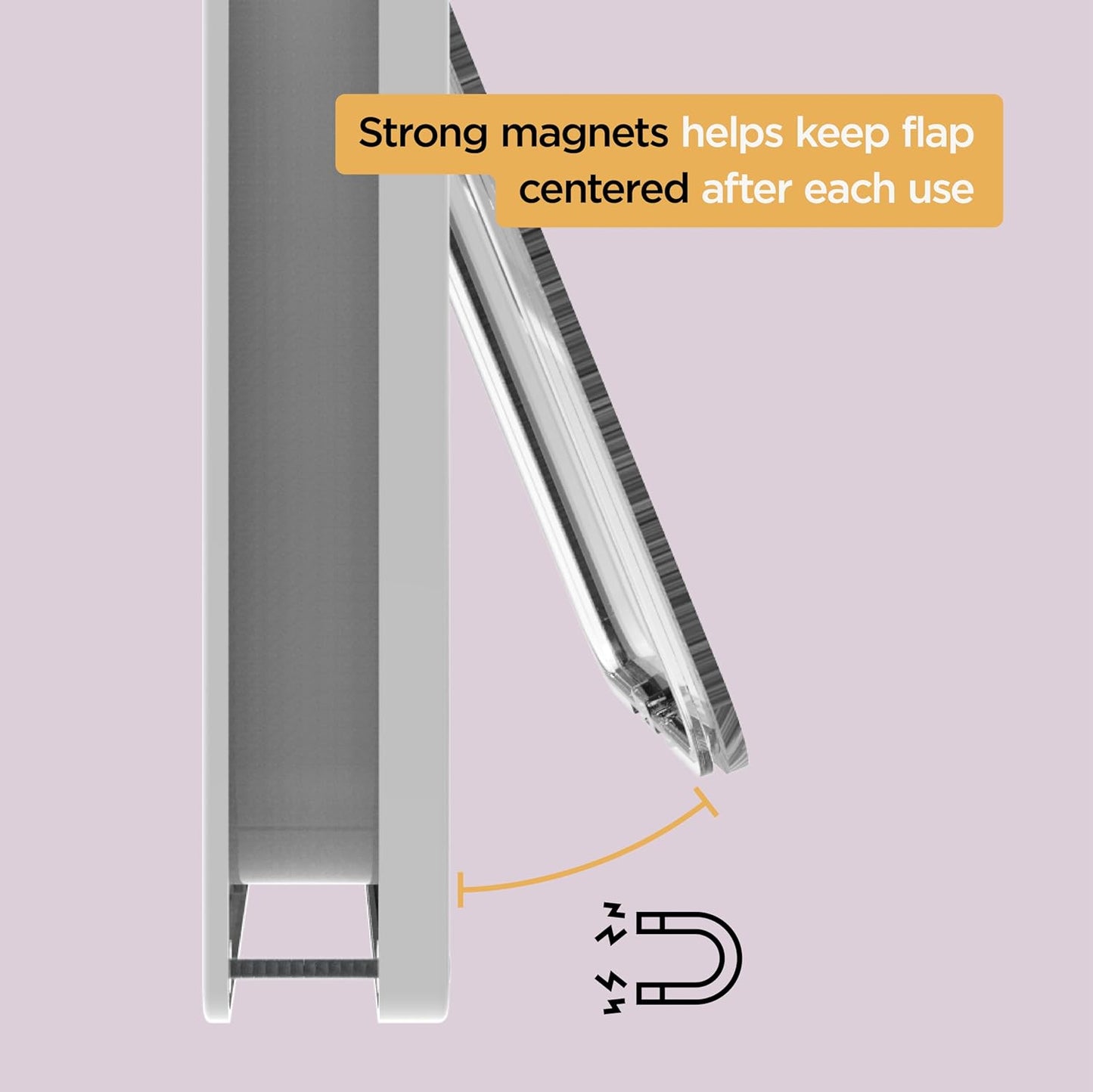 Standard Cat and Small Pet Door, Small, White, Pets up to 11 Lbs